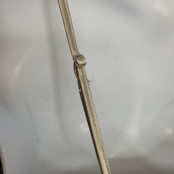 BEBE bias slip dress cowl neck spaghetti strap satin taupe midi M - Picture 8 of 14